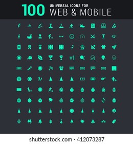 100 universal Icons