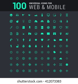 100 universal Icons