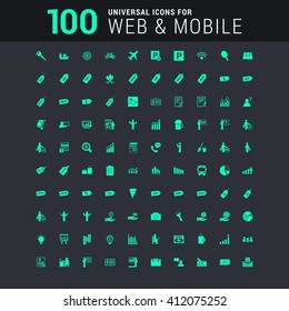 100 universal Icons
