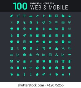 100 universal Icons