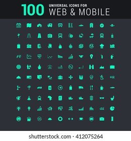 100 universal Icons
