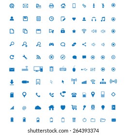 100 Universal Icons For Web and Mobile