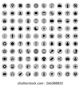100 universal web icons