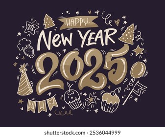 100% vector hand drawn doodle file. Beautiful hand drawn lettering quote about winter holidays. Lettering for t-shirt design, mug print, bag print, clothes fashion. 