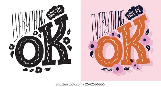 100% Vector dibujado a mano doodle archivo. Linda cita de letras dibujadas a mano para el diseño de camisetas, impresión de taza, impresión de bolso, ropa de moda. 