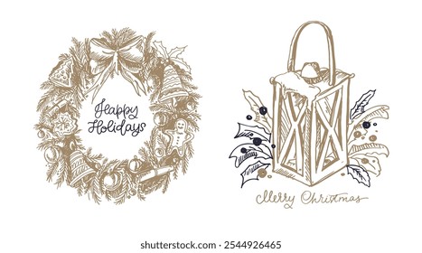 100% vector hand drawn doodle file. Trendy hand drawn lettering quote about winter holidays. Lettering for t-shirt design, mug print, bag print, clothes fashion. 