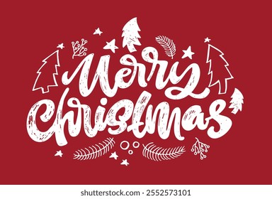 100% vector hand drawn doodle file. Beautiful hand drawn lettering quote about winter holidays. Lettering for t-shirt design, mug print, bag print, clothes fashion. 