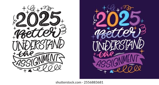 100% vector hand drawn doodle file. Beautiful hand drawn lettering quote about winter holidays. Lettering for t-shirt design, mug print, bag print, clothes fashion.