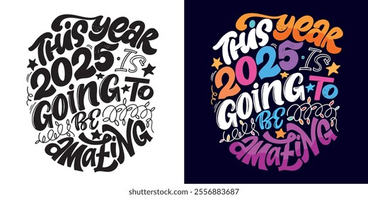 100% vector hand drawn doodle file. Beautiful hand drawn lettering quote about winter holidays. Lettering for t-shirt design, mug print, bag print, clothes fashion.