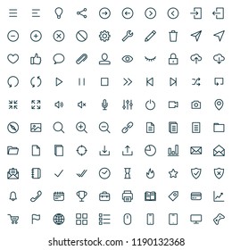 11,974 Set Of 100 Icons For Mobile Images, Stock Photos & Vectors ...