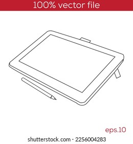 100% de imagen vectorial de línea de imagen sin desplomo 