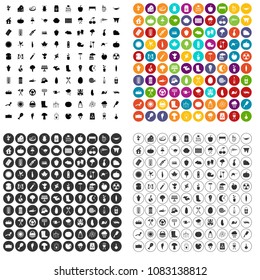 100 vegetables icons set vector in 4 variant for any web design isolated on white