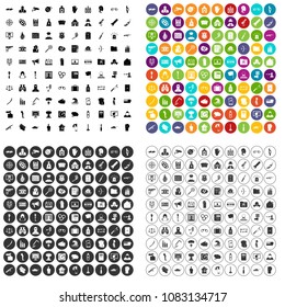 100 violation icons set vector in 4 variant for any web design isolated on white