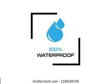 100% waterproof label design
