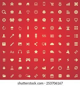 100 webdesign icons