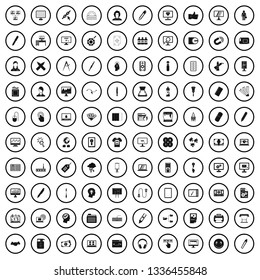 100 webdesign icons set in simple style for any design vector illustration