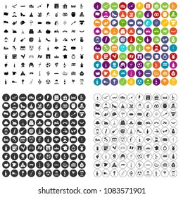 100 wine icons set vector in 4 variant for any web design isolated on white