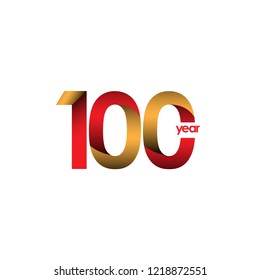100 Year Anniversary Vector Template Design Illustration