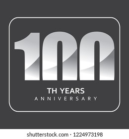 100 Year Anniversary Vector Template Design Illustration