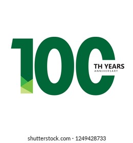100 Year Anniversary Vector Template Design Illustration.