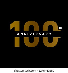 100 Year Anniversary Vector Template Design Illustration