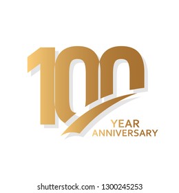100 Year Anniversary Vector Template Design Illustration