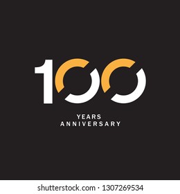100 Year Anniversary Vector Template Design Illustration