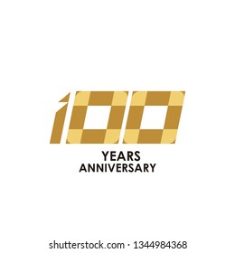100 Year Anniversary Vector Template Design Illustration