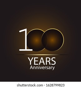 100 Year Anniversary Vector Template Design Illustration