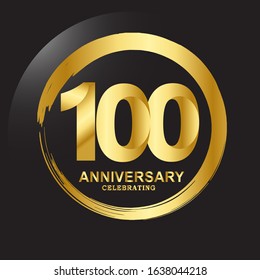 100 Year Anniversary Vector Template Design Illustration