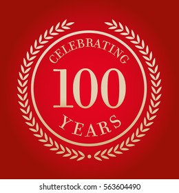 100 Year Anniversary Images, Stock Photos & Vectors | Shutterstock