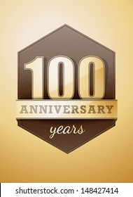 100 Years Anniversary Birthday Card