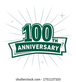 Anniversaire 100 Ans Illustrations Images Et Images Vectorielles De Stock Shutterstock