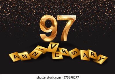 100 years anniversary celebration. Poster or brochure template. Vector illustration.