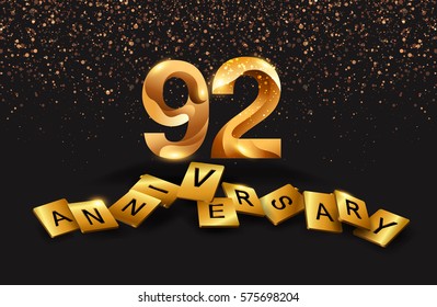 100 years anniversary celebration. Poster or brochure template. Vector illustration.
