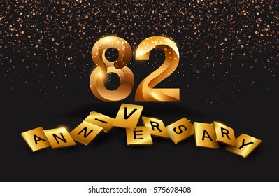 100 years anniversary celebration. Poster or brochure template. Vector illustration.