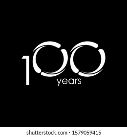 100 Years Anniversary Celebration Vector Template Design Illustration