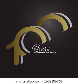 100 Years Anniversary Celebration Vector Template Design Illustration