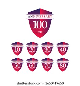 100 Years Anniversary Celebration Vector Template Design Illustration