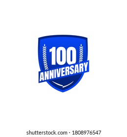 100 Years Anniversary Celebration Vector Template Design Illustration