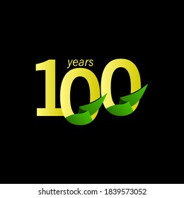 100 Years Anniversary Celebration Vector Template Design Illustration