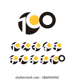 100 Years Anniversary Celebration Vector Template Design Illustration