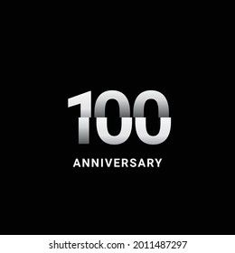 100 Years Anniversary Celebration Vector Template Design Illustration
