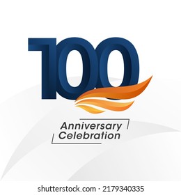 100 years anniversary design template. vector template illustration