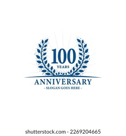 Logo del centenario. Vector e ilustración.
