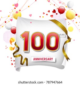 662 100 Years Celebration Balloon Images, Stock Photos & Vectors ...