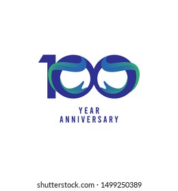 100 Years Anniversary Vector Template Design Illustration