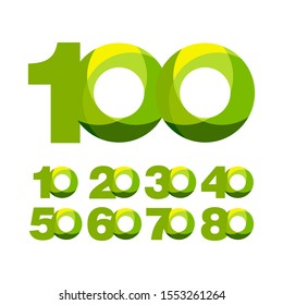 100 Years Anniversary Vector Template Design Illustration