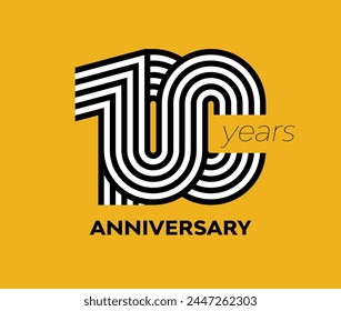 100 years retro anniversary vector template template template design illustration