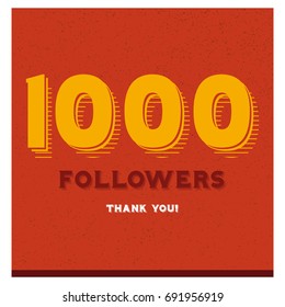 1000 Followers Thank You Post For Social Media